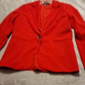 Forever 21 Vibrant Red Blazer